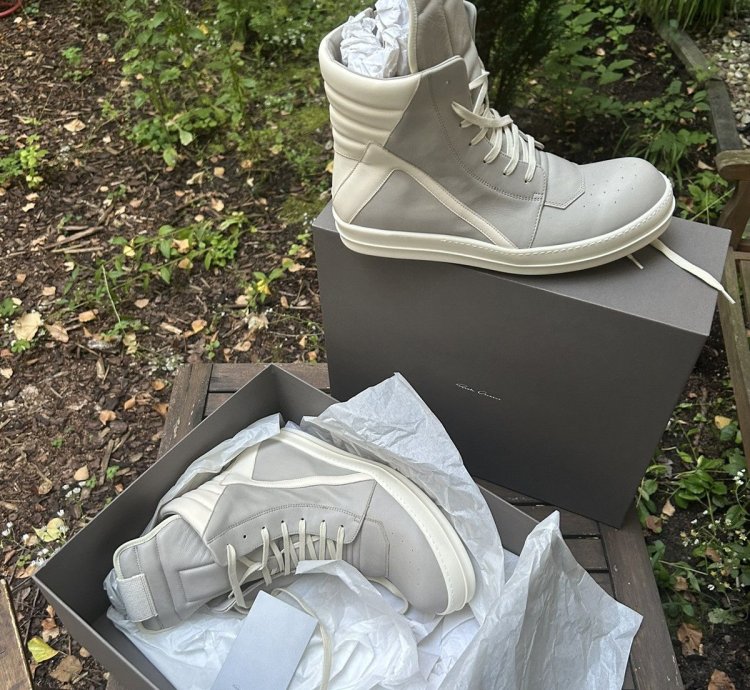 Rick Owens geobasket shoes RU01D3894 LCO