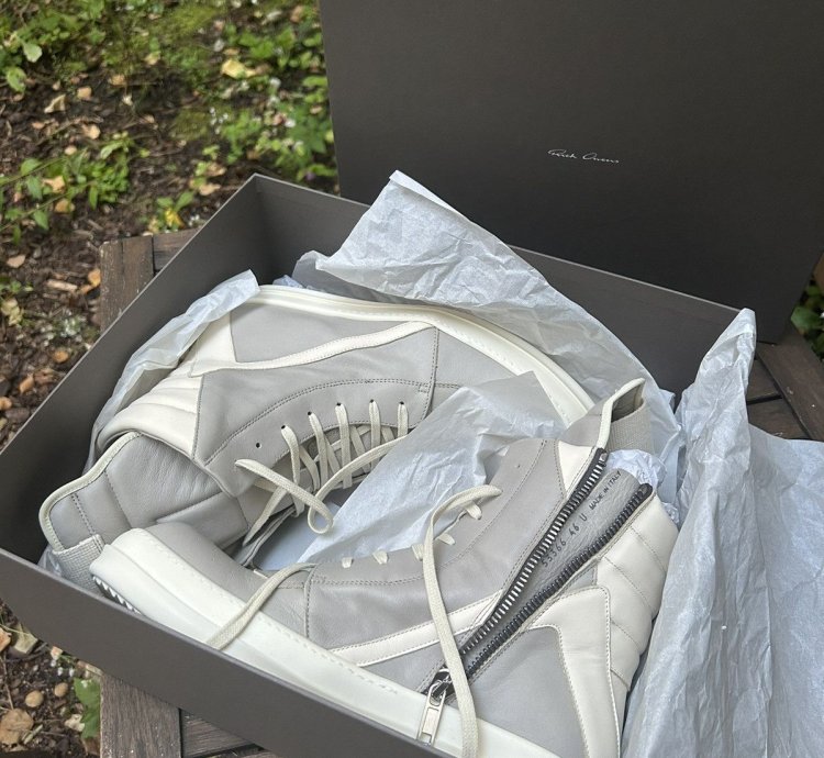 Rick Owens geobasket shoes RU01D3894 LCO