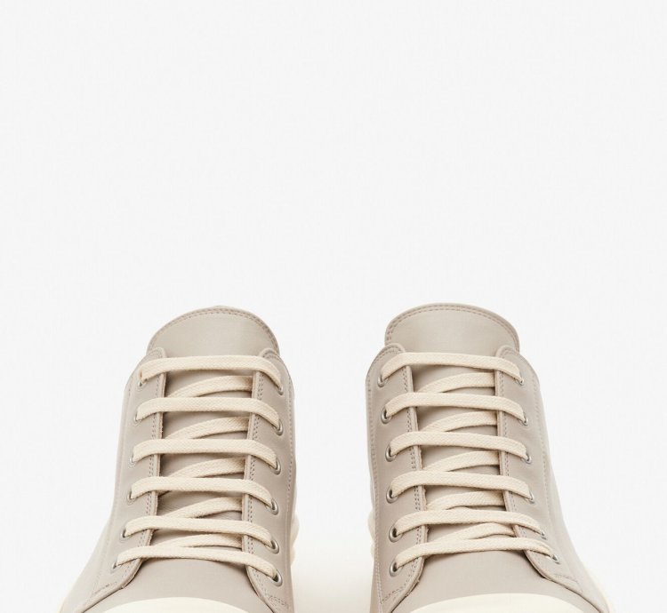 Rick Owens Grey Low Top Ramones