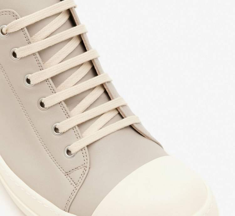 Rick Owens Grey Low Top Ramones