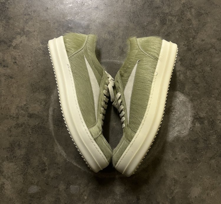 Rick Owens Grinch Pony Hair Vans
