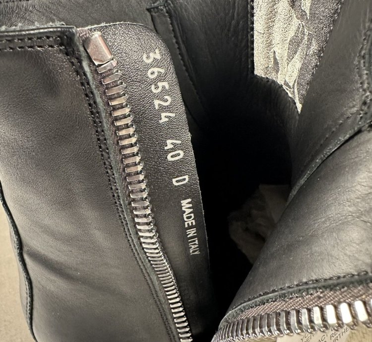 Rick Owens Hi-Top Mainline Ramones