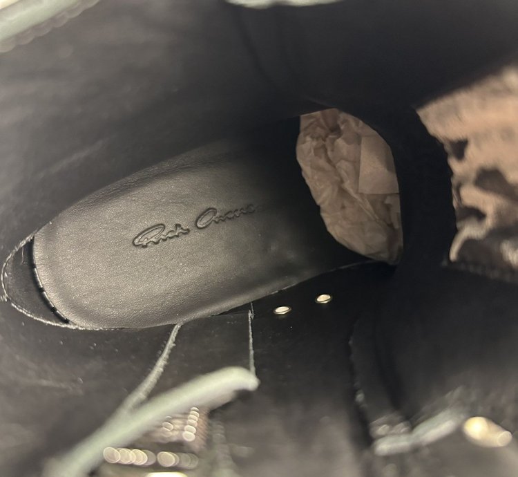 Rick Owens Hi-Top Mainline Ramones