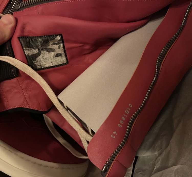 Rick Owens high Bauhaus sneakers