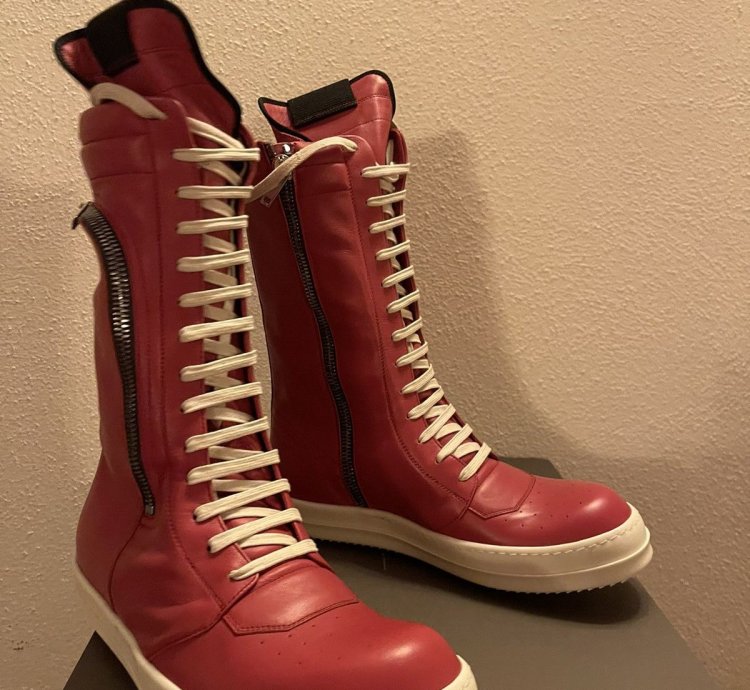 Rick Owens high Bauhaus sneakers