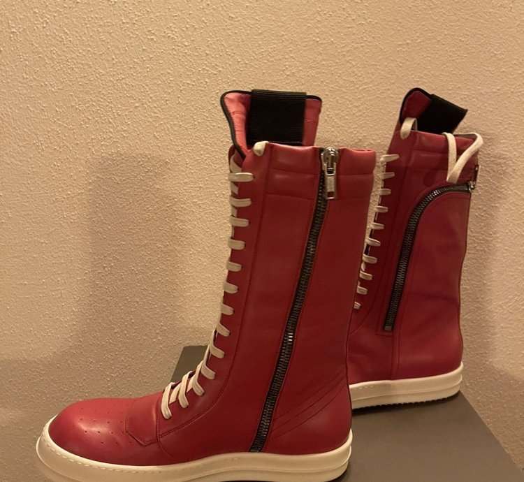 Rick Owens high Bauhaus sneakers