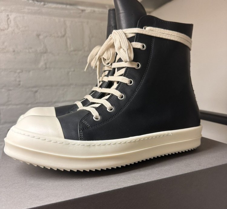 Rick Owens high top sneaks Ramones size 41