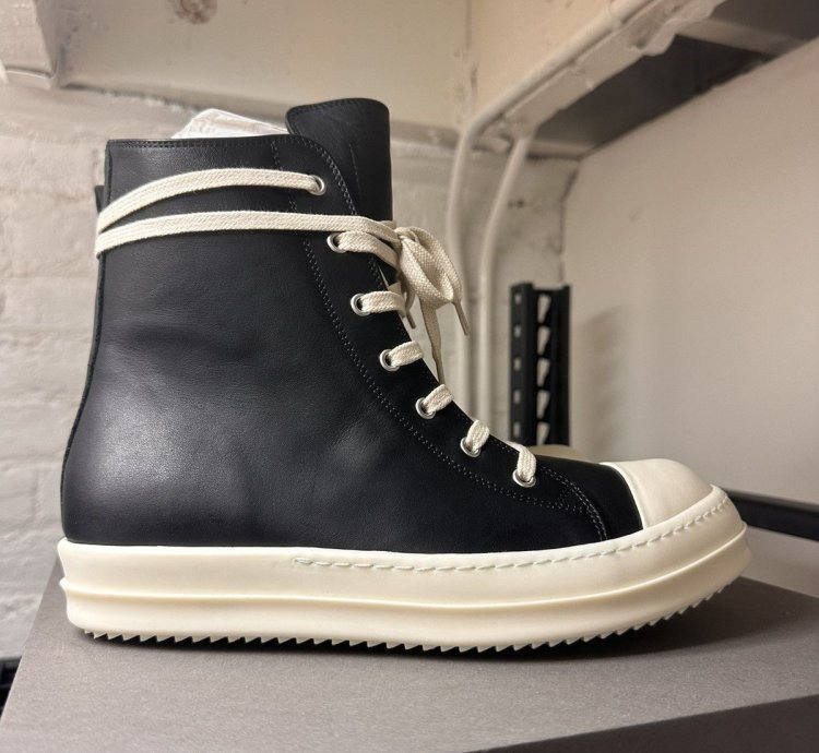 Rick Owens high top sneaks Ramones size 41