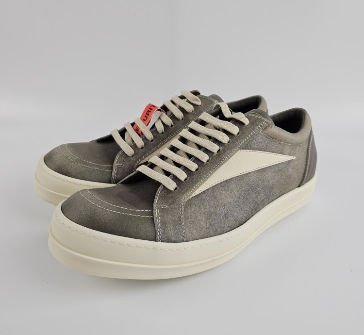 Rick Owens Hollywood Vintage 1110 Dust Milk Low Sneakers