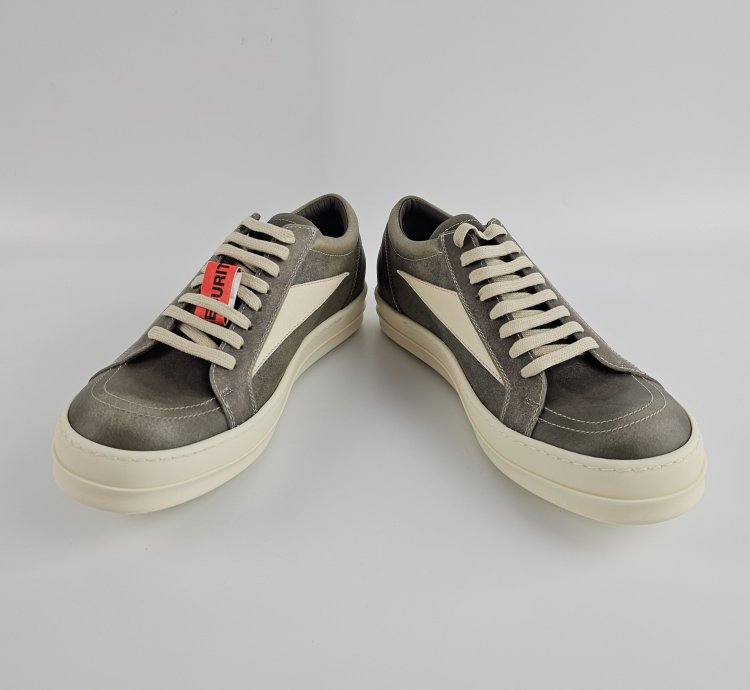 Rick Owens Hollywood Vintage 1110 Dust Milk Low Sneakers