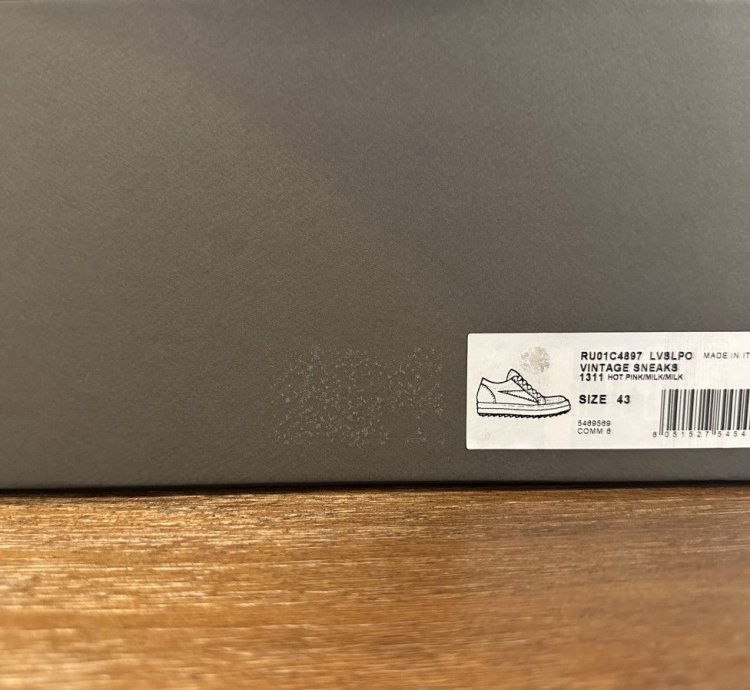 Rick Owens Hot Pink Milk Vintage Sneaks New in Box NIB DS
