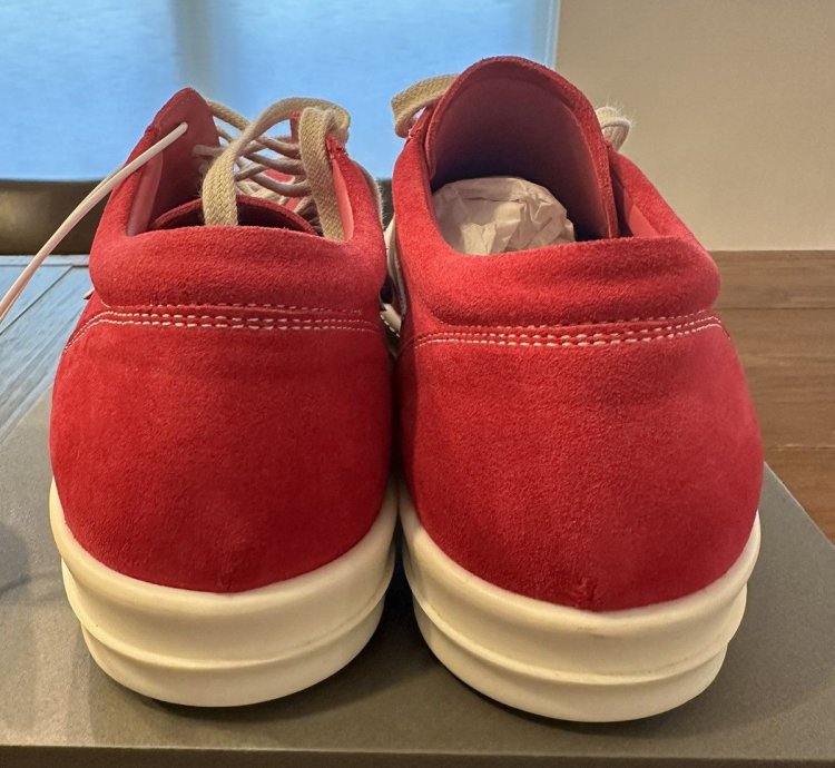 Rick Owens Hot Pink Milk Vintage Sneaks New in Box NIB DS