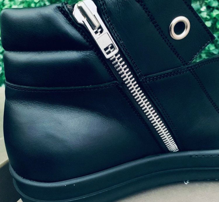 RICK OWENS ISLAND DUNK SNEAKERS SS15 BLACK BLACK BB EU46 NEW