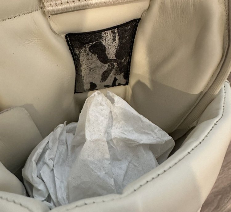 Rick Owens Jumbo Lace Geobaskets Milk Size 44
