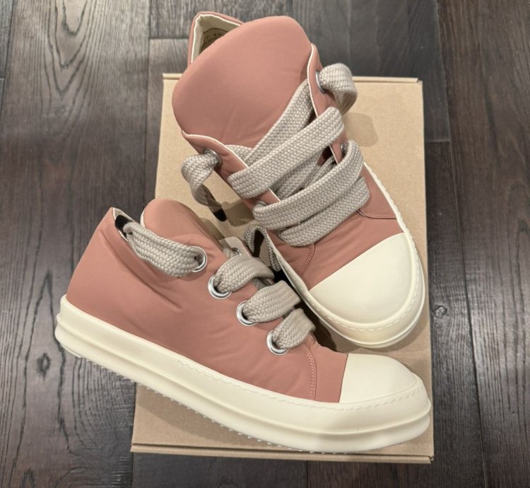 RICK OWENS JUMBO LACE PUFFER LOW DRKSHDW