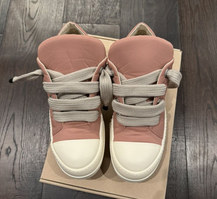 RICK OWENS JUMBO LACE PUFFER LOW DRKSHDW
