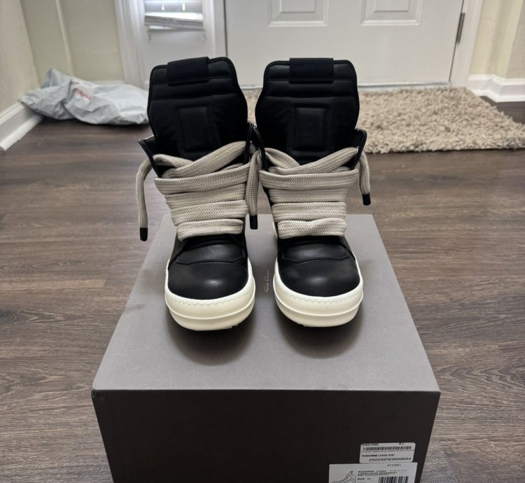 RICK OWENS JUMBO LACED GEOBASKET