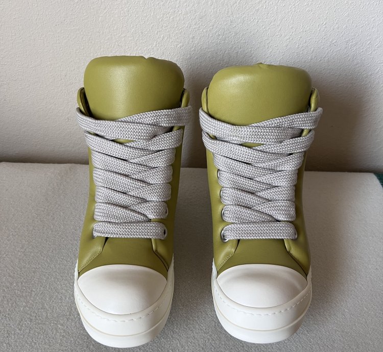 Rick Owens Jumbo Laced Padded Ramones in Acid