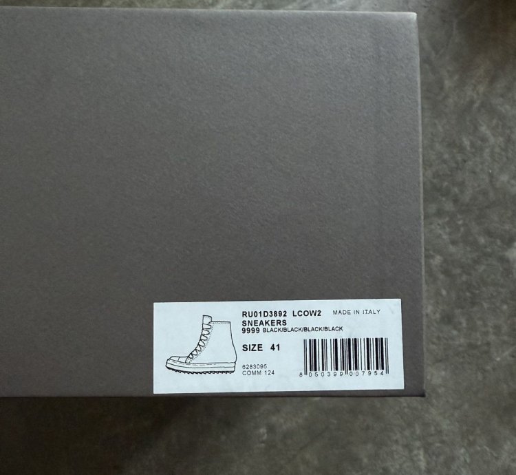 RICK OWENS JUMBO LACED SNEAKERS