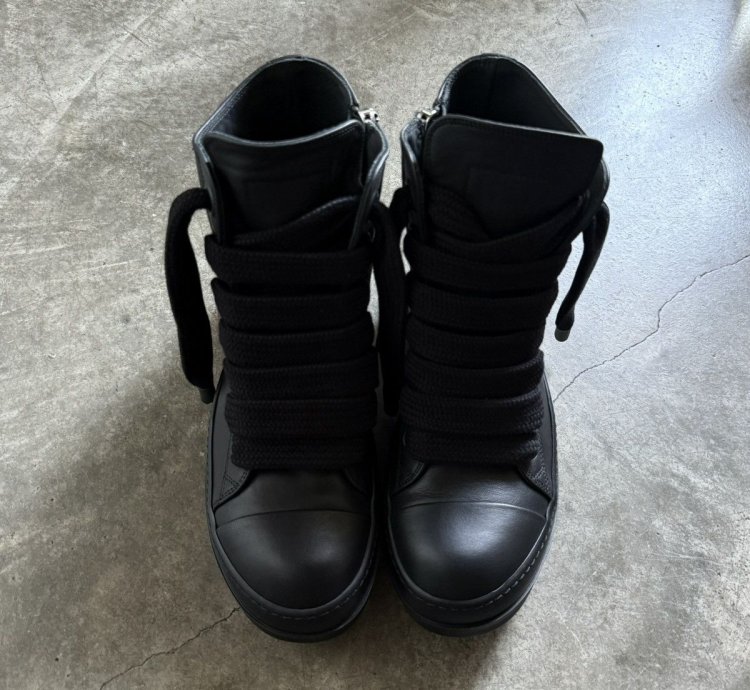 RICK OWENS JUMBO LACED SNEAKERS