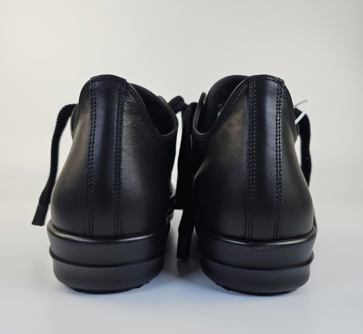Rick Owens Jumbo Laces Black Low Top Sneakers New 44 5