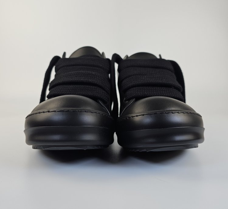 Rick Owens Jumbo Laces Lido Black Sneakers New 43 5