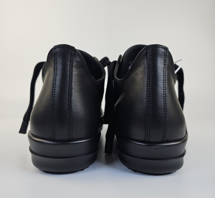 Rick Owens Jumbo Laces Lido Black Sneakers New 46