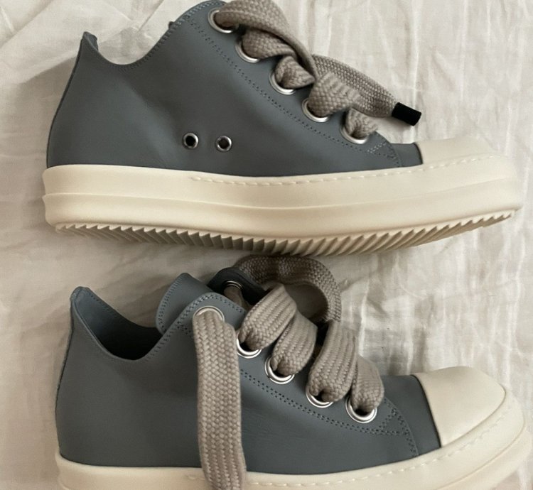 Rick Owens Jumbolace Ramones Pale Blue 42 5 (9 5US)