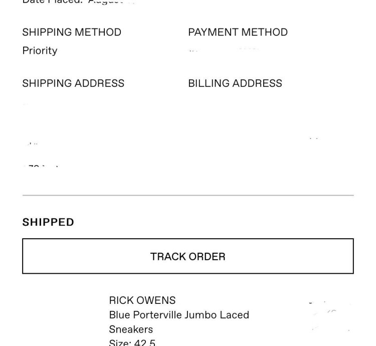 Rick Owens Jumbolace Ramones Pale Blue 42 5 (9 5US)