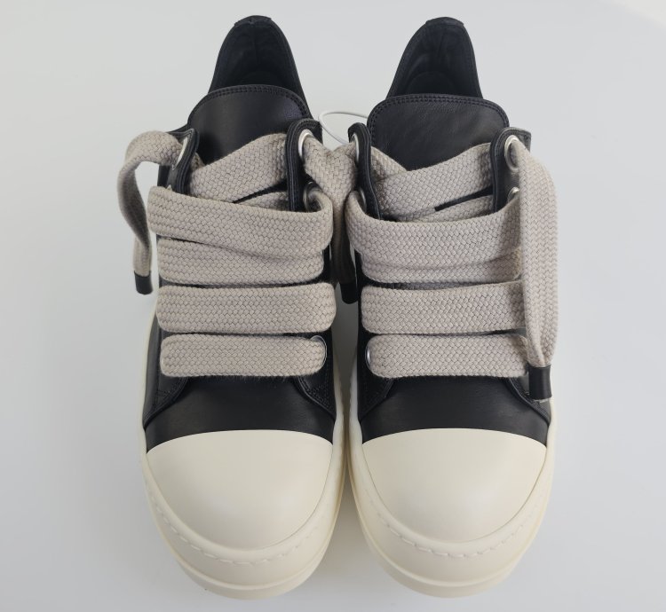 Rick Owens Jumbolaced Porterville Black Sneakers New 40
