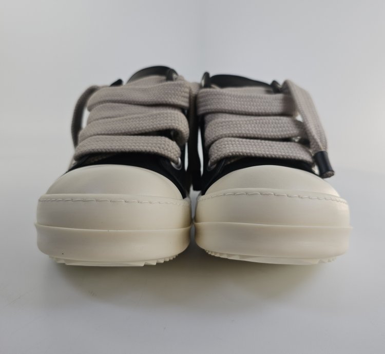 Rick Owens Jumbolaced Porterville Black Sneakers New 42