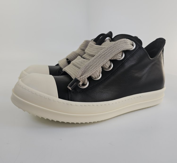 Rick Owens Jumbolaced Porterville Black Sneakers New 43