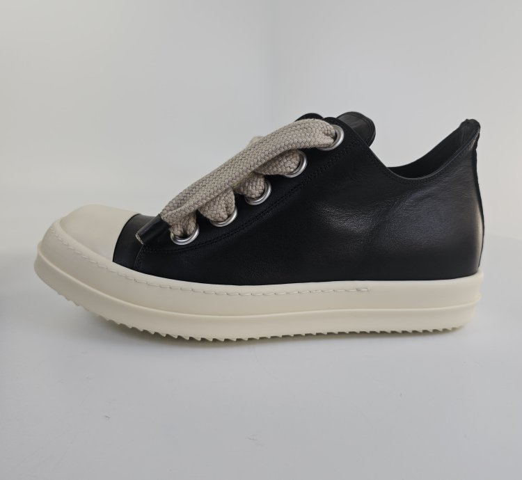 Rick Owens Jumbolaced Porterville Black Sneakers New 43