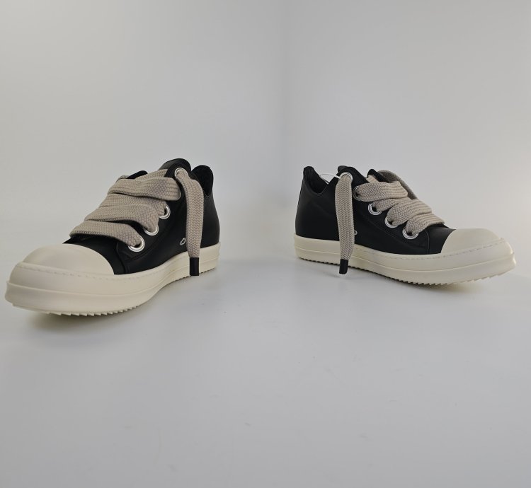 Rick Owens Jumbolaced Porterville Black Sneakers New 44