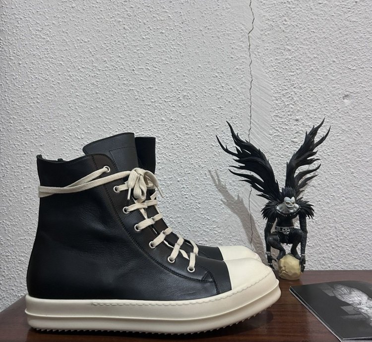 Rick Owens Leather Ramones