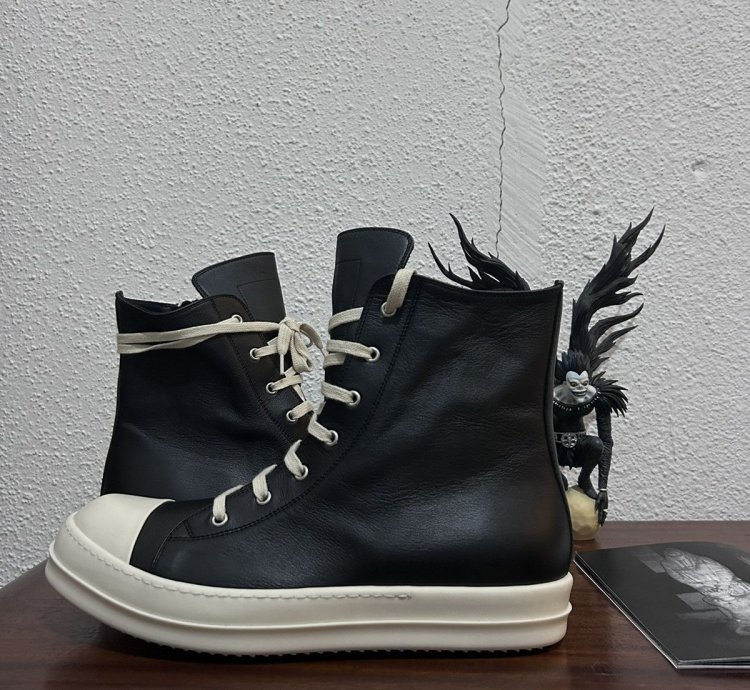 Rick Owens Leather Ramones