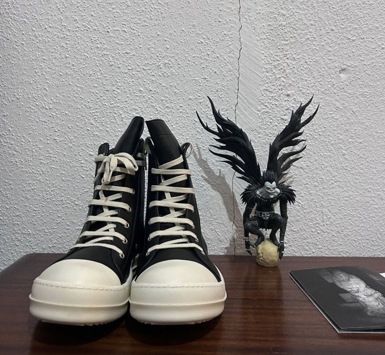 Rick Owens Leather Ramones