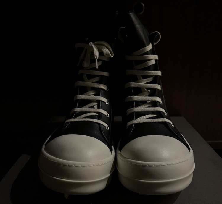Rick Owens Leather Ramones