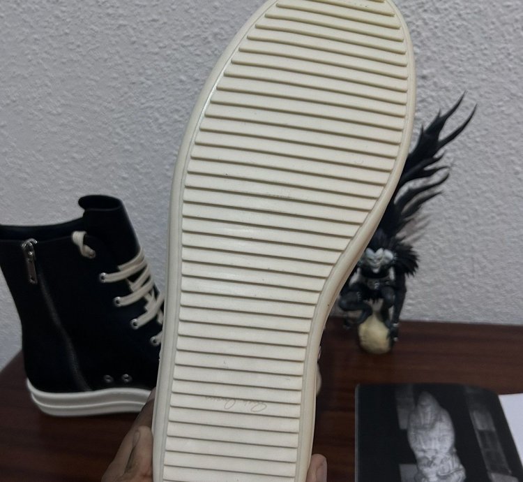 Rick Owens Leather Ramones