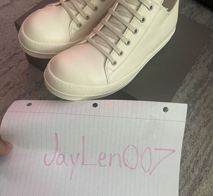 Rick Owens low-top sneaker size 42