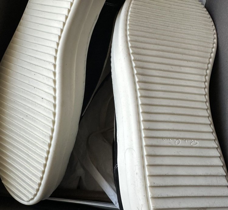 Rick Owens Luxor Black Suede Vintage Sneakers 45