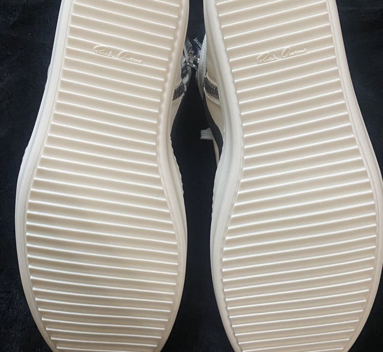 Rick Owens Luxor Geobasket Milk Black Milk Size 44