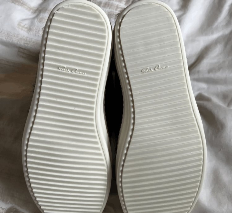 Rick Owens Luxor Pony Hair Ramones Amethyst - Size 44
