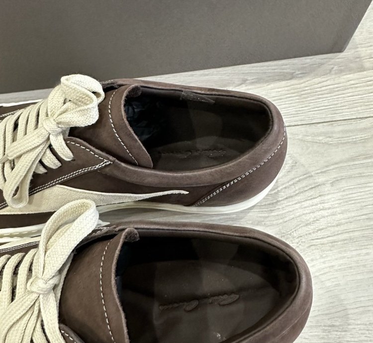 RICK OWENS LUXOR VINTAGE SNEAKER BROWN FW23
