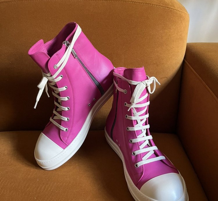 Rick Owens mainline hot pink Ramones