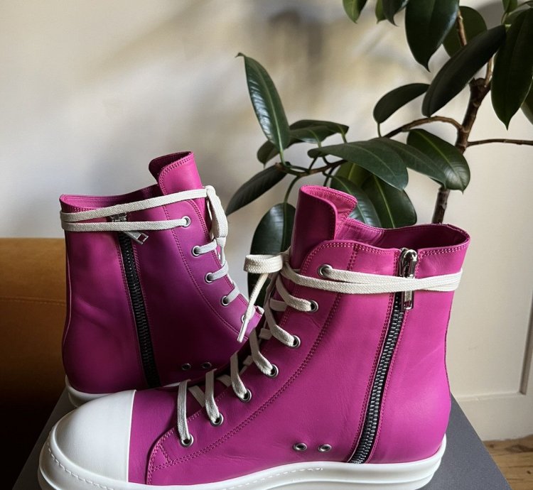 Rick Owens mainline hot pink Ramones