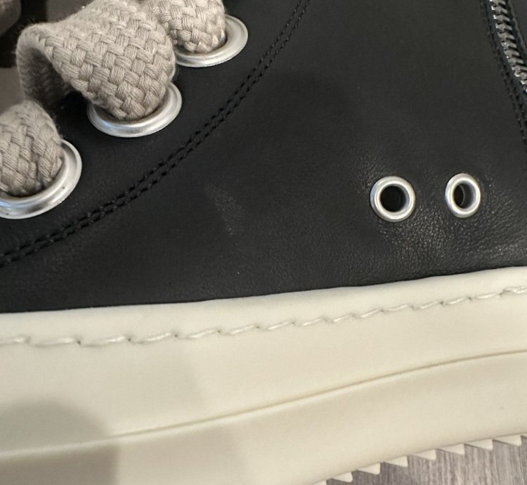 Rick Owens mainline leather jumbo lace ramones size 41