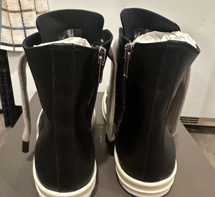 Rick Owens mainline leather jumbo lace ramones size 41