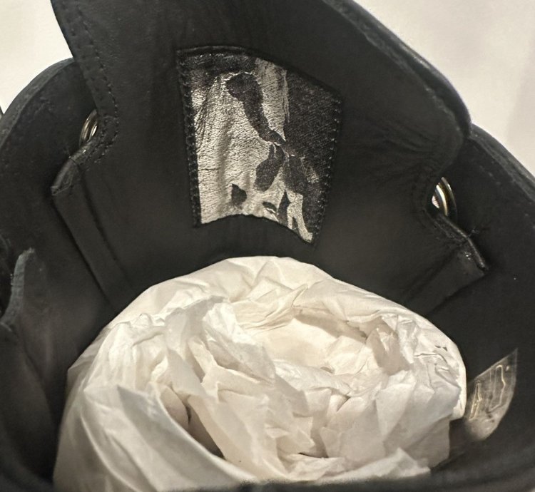 Rick Owens mainline leather jumbo lace ramones size 41