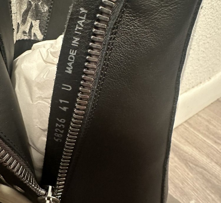 Rick Owens mainline leather jumbo lace ramones size 41